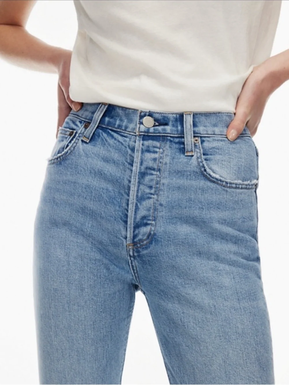 Aritzia Denim Forum Yoko High Rise Slim Jean
